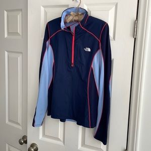 North Face zip jacket - large